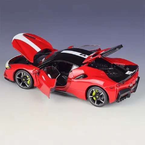 Mô Hình Xe Ferrari SF90 Stradale Assetto Fiorano 2019 Tỷ Lệ 1:18 - Quà Tặng Độc Đáo Cho Người Yêu Xe Bburago