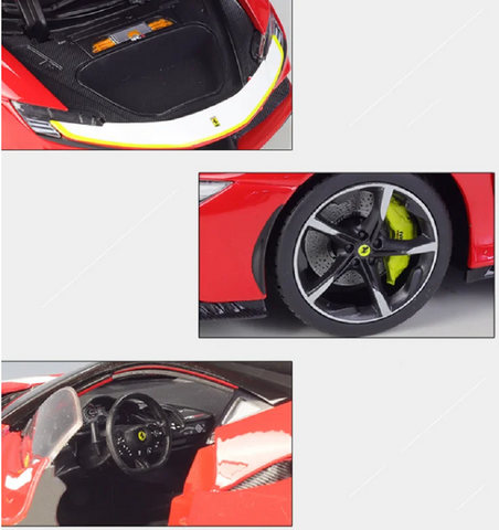 Mô Hình Xe Ferrari SF90 Stradale Assetto Fiorano 2019 Tỷ Lệ 1:18 - Quà Tặng Độc Đáo Cho Người Yêu Xe Bburago