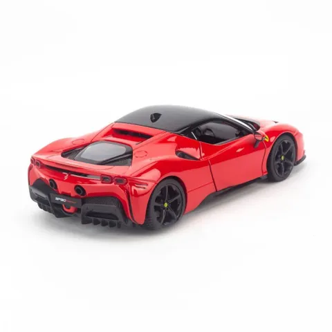 Mô Hình Xe Ferrari SF90 Stradale Tỉ Lệ 1:18 Bburago - Xe Siêu Nhân Độc Đáo, Trưng Bày Đẹp Mắt, Mẫu Đồ Chơi Hot 2024