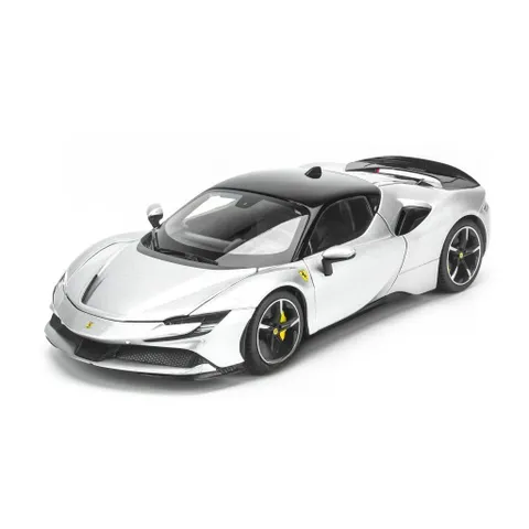 Mô Hình Xe Ferrari SF90 Stradale Tỉ Lệ 1:18 Bburago - Xe Siêu Nhân Độc Đáo, Trưng Bày Đẹp Mắt, Mẫu Đồ Chơi Hot 2024