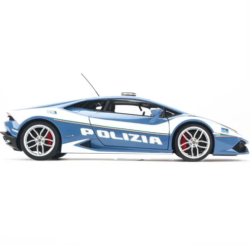 Mô hình xe Lamborghini Huracan Police LP610-4 tỉ lệ 1:18 - Mô hình xe đua cao cấp Autoart cho trang trí nội thất nhà cửa