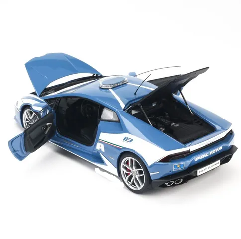 Mô hình xe Lamborghini Huracan Police LP610-4 tỉ lệ 1:18 - Mô hình xe đua cao cấp Autoart cho trang trí nội thất nhà cửa