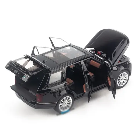 Mô Hình Xe Land Rover Range Rover 50th Anniversary Edition 1:18 Miniauto - Xe Mô Hình Kim Loại Chất Lượng Cao, Mở Cửa, Đèn Nhạc