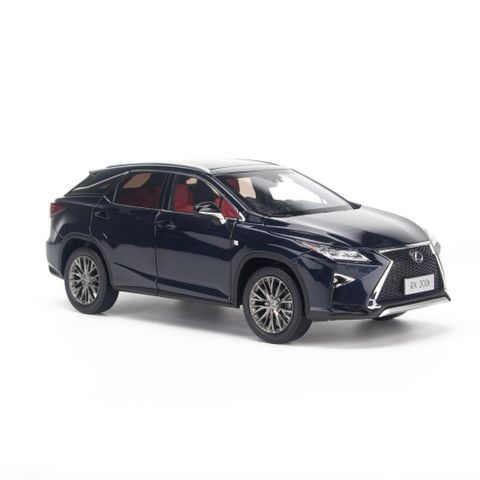 Mô Hình Xe Lexus RX200T Tỉ Lệ 1:18 Dealer - Chi Tiết Tinh Xảo, Cửa Mở, Màu Trắng Và Xanh Đen, Quà Tặng Độc Đáo Cho Người Sưu Tập