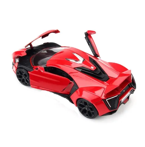 Mô hình xe hơi Lykan Hypersport Fast & Furious Đỏ 1:24 Jada - Mô phỏng chi tiết, quà tặng đẳng cấp cho fan phim hành động