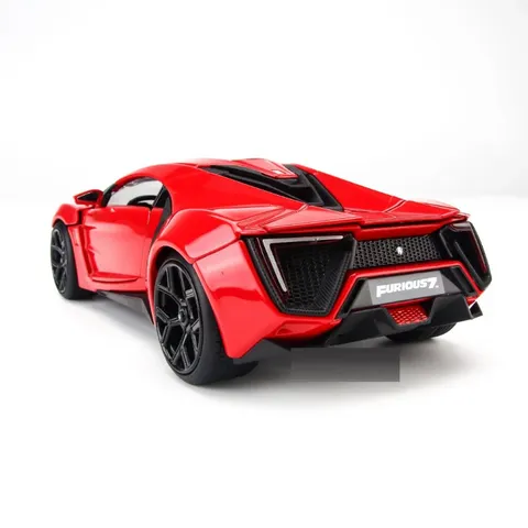 Mô hình xe hơi Lykan Hypersport Fast & Furious Đỏ 1:24 Jada - Mô phỏng chi tiết, quà tặng đẳng cấp cho fan phim hành động