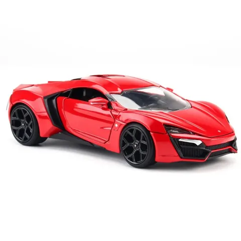 Mô hình xe hơi Lykan Hypersport Fast & Furious Đỏ 1:24 Jada - Mô phỏng chi tiết, quà tặng đẳng cấp cho fan phim hành động