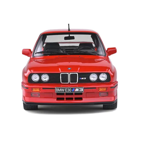 Mô hình xe ô tô BMW M3 E30 1986 1:18 Solido - Chi tiết sắc nét, cửa mở, bánh xe đánh lái - Quà tặng tuyệt vời cho tín đồ xe hơi