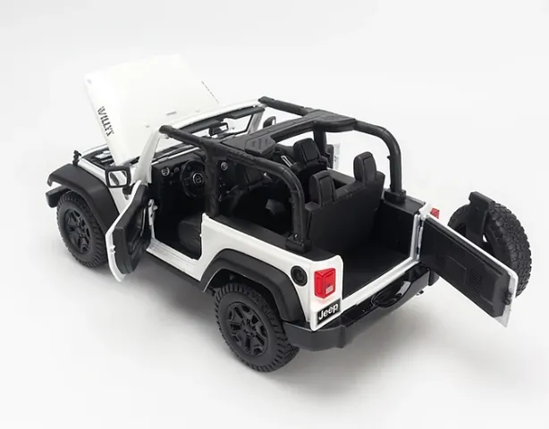 Mô hình xe ô tô Jeep Wrangler Rubicon - Open Top 2014 tỉ lệ 1:18 Maisto - Chi tiết cao cấp, quà tặng hoàn hảo cho tín đồ xe hơi