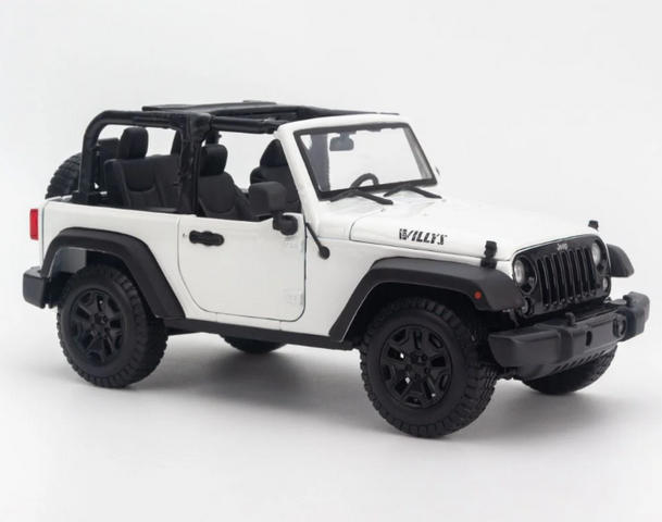 Mô hình xe ô tô Jeep Wrangler Rubicon - Open Top 2014 1:18 Maisto
