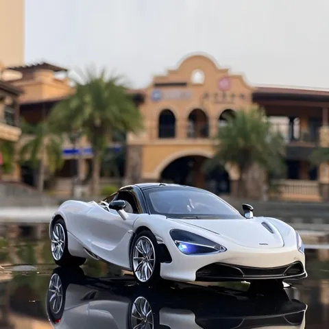 Mô hình xe ô tô Mclaren 720S 2017 tỉ lệ 1:24 Jinlifang - Sưu tầm trang trí chi tiết, sơn bóng, phù hợp làm quà tặng