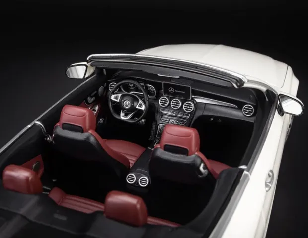 Mô Hình Xe Ô Tô Mercedes Benz C250 Cabriolet Tỉ Lệ 1:18 Iscale - Quà Tặng Sang Trọng, Chất Liệu Kim Loại, Thiết Kế Tinh Xảo