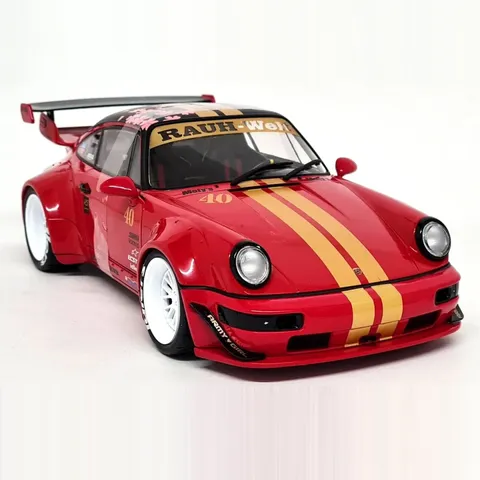 Mô hình xe ô tô Porsche 911 RWB 964 tỉ lệ 1:18 Solido - Màu đỏ, xanh, vàng - Quà tặng sưu tầm hoàn hảo cho fan cuồng xe độ