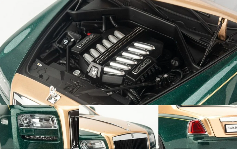 Mô Hình Xe Ô Tô Rolls Royce Ghost 1:18 Kyosho - Mô Phỏng Chi Tiết Sang Trọng, Khu Trưng Bày Đặc Biệt Cho Người Sưu Tập