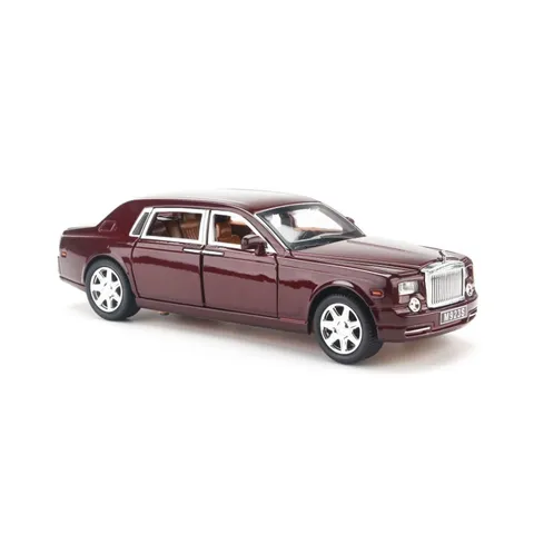 Mô Hình Xe Ô Tô Rolls Royce Phantom VII Tỉ Lệ 1:24 XLG - Trang Trí Nhà Cửa Độc Đáo, Quà Tặng Sang Trọng, Màu Đỏ Đen