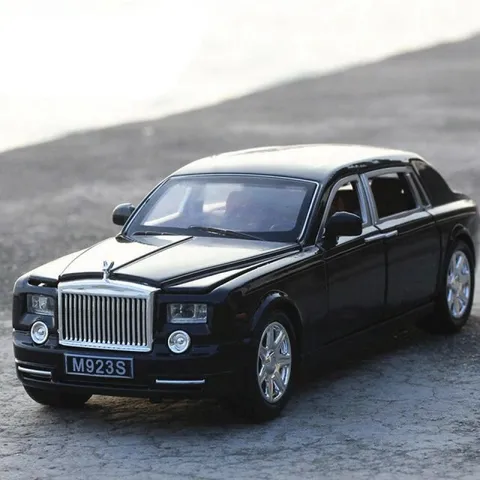 Mô Hình Xe Ô Tô Rolls Royce Phantom VII Tỉ Lệ 1:24 XLG - Trang Trí Nhà Cửa Độc Đáo, Quà Tặng Sang Trọng, Màu Đỏ Đen