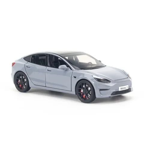 Mô Hình Xe Ô Tô Tesla Model 3 Tỉ Lệ 1:24 XLG - Chi Tiết Tinh Xảo, Mở 4 Cửa, Quà Tặng Độc Đáo cho Fan Xe Hơi
