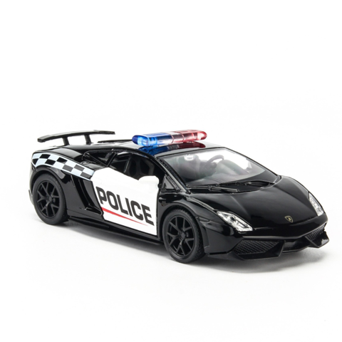 Mô hình xe UNI Lamborghini Gallardo Police LP570-4 tỉ lệ 1:36 - Đồ Chơi Sưu Tầm Kiểu Dáng Sang Trọng cho Người Đam Mê Xe Hơi
