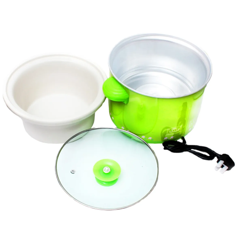 Nồi Nấu Cháo Bằng Điện Cho Bé 1,5L - Dễ Dàng Sử Dụng, Giữ Dinh Dưỡng Tối Ưu, Thiết Kế Kín Nắp Thủy Tinh An Toàn