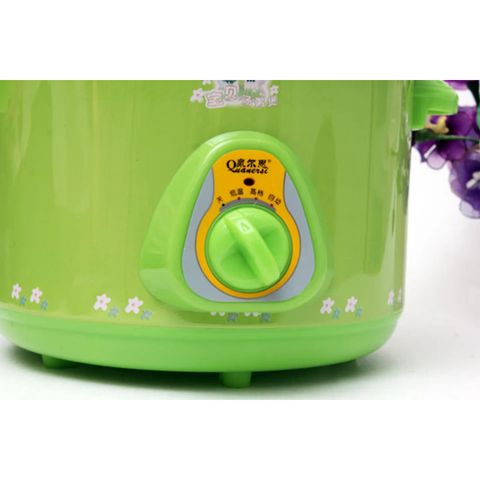 Nồi Nấu Cháo Bằng Điện Cho Bé 1,5L - Dễ Dàng Sử Dụng, Giữ Dinh Dưỡng Tối Ưu, Thiết Kế Kín Nắp Thủy Tinh An Toàn
