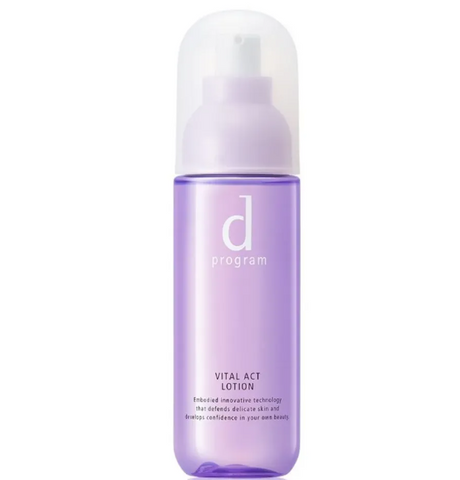 Nước Cân Bằng D program Vital Act Lotion 125ml - Chống Lão Hóa, Dưỡng Ẩm Da Nhạy Cảm, Công Nghệ Microbiome Nhật Bản