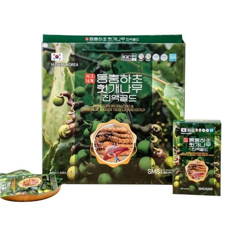 Nước Uống Đông Trùng Hạ Thảo SMS Bio Pharm Dongchunghacho & Nho Khô Phương Đông - Hỗ Trợ Phục Hồi Sức Khỏe, Làm Đẹp Da