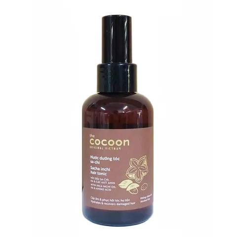 Nước Dưỡng Phục Hồi Tóc Cocoon Sa-Chi Inca Inchi 140ml - Dưỡng Ẩm, Phục Hồi Tóc Hư Tổn, An Toàn Cho Da Đầu Nhạy Cảm