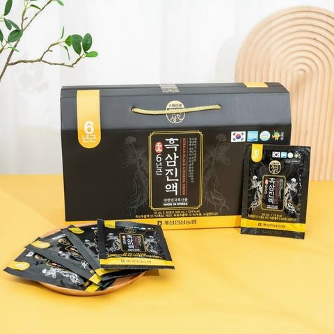 Nước Hắc Sâm Nonghyup Hàn Quốc - Giải Pháp Bồi Bổ Sức Khỏe, Tăng Cường Đề Kháng, Giúp Cải Thiện Trí Nhớ - Hộp 30 Gói 50ml