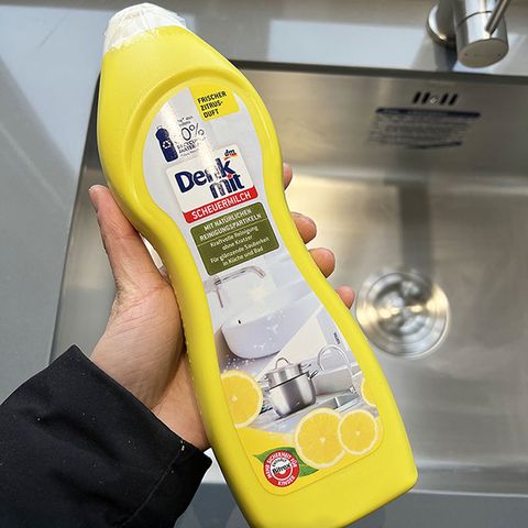 Nước Tẩy Rửa Nồi, Bồn, Chậu Rửa Denkmit Đức - Công Thức Làm Sạch Mạnh Mẽ, Ngăn Ngừa Vết Bám, Dung Tích 750ml