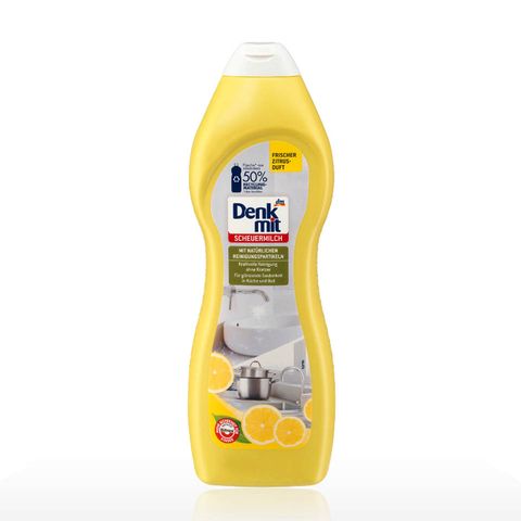Nước Tẩy Rửa Nồi, Bồn, Chậu Rửa Denkmit Đức - Công Thức Làm Sạch Mạnh Mẽ, Ngăn Ngừa Vết Bám, Dung Tích 750ml