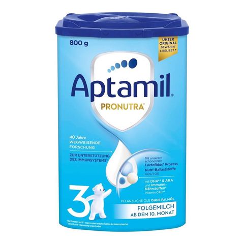 Sữa bột Aptamil Pronutra 1,2,3 nội địa Đức 800g - Giúp trẻ phát triển toàn diện và tăng cường sức đề kháng từ 0-12 tháng tuổi