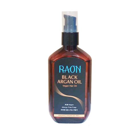 Tinh Dầu Dưỡng Tóc Raon Black Argan Oil 100ml - Phục Hồi Tóc Bóng Mượt, Hương Thơm Quyến Rũ, Dưỡng Tóc Từ Thiên Nhiên