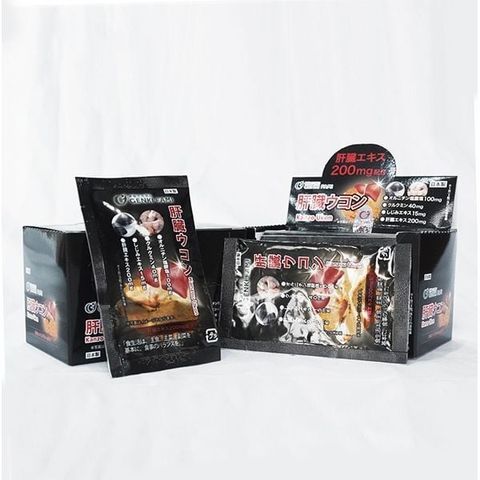 Viên Uống Thải Độc Gan Kanzo Ukon Genki Fami - Bảo Vệ Chức Năng Gan Từ Thiên Nhiên - Hỗ Trợ Uống Rượu, Giảm Mệt Mỏi