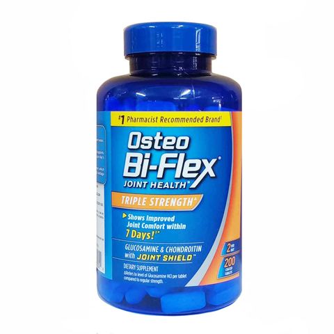 Viên uống Osteo Bi-Flex Triple Strength của Mỹ giúp hỗ trợ xương khớp, bổ sung Glucosamine và Vitamin D cho sức khỏe hệ vận động.