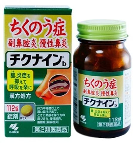 Viên uống Chikunain Kobayashi Nhật Bản - Hỗ trợ cải thiện viêm xoang, nâng cao sức khỏe hệ hô hấp tự nhiên