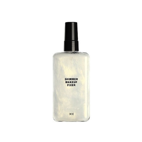 Xịt Khóa Nền Nhũ 3CE Shimmer Makeup Fixer 95ml - Giúp Lớp Trang Điểm Bền, Duy Trì Độ Tươi Mới Và Ngăn Ngừa Mụn