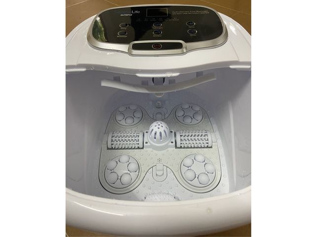 Bồn Ngâm Chân Massage Hồng Ngoại SereneLife SP12 - 6 Con Lăn Tự Động, Nhiệt Độ Lên Đến 48°C, Thư Giãn Tối Đa, Hẹn Giờ Tiện Lợi
