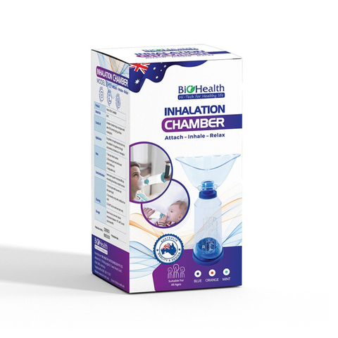 Buồng Đệm Khí Dung Biohealth BH01 - Thiết Bị Hỗ Trợ Hô Hấp Cầm Tay Nhỏ Gọn, Dễ Dàng Sử Dụng, Bao Gồm 2 Mặt Nạ Người Lớn & Trẻ Em