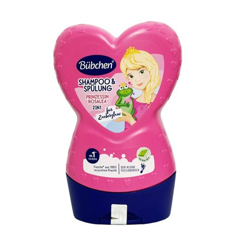 Dầu Gội Xả Bubchen Công Chúa Rosalea 230ml - Dưỡng Tóc Dịu Nhẹ Cho Bé Từ 1 Tuổi, Chất Lượng Tự Nhiên, Không Cay Mắt