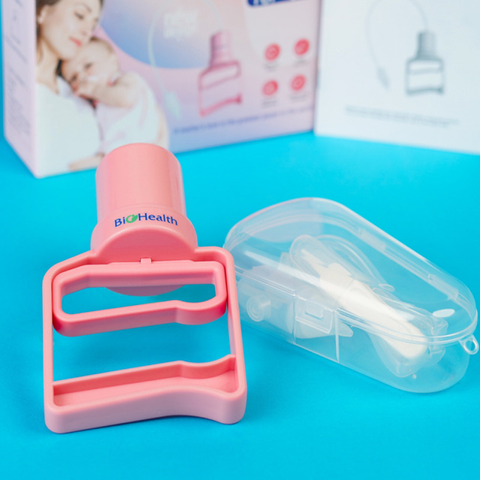 Dụng cụ hút mũi Biohealth Top-08 cho bé - Hút nhẹ nhàng, an toàn với đầu silicon mềm, tiện lợi cho mẹ chăm sóc sức khỏe trẻ nhỏ
