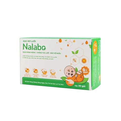 Gạc rơ lưỡi Nalabo DK Pharma chăm sóc răng miệng cho bé