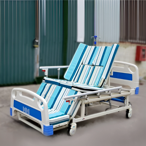 Giường Y Tế Đa Năng Akiko A89-04 - Tích Hợp Chậu Gội Đầu, Khung Thép Sơn Tĩnh Điện, Dễ Dàng Điều Chỉnh và Vệ Sinh