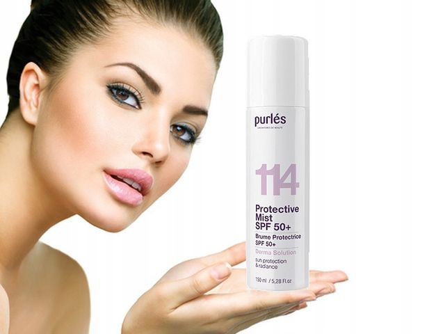 Kem Chống Nắng Purles 114 Protective Mist SPF 50+ Dành Cho Da Kích Ứng - Kiểm Soát Nhờn, Không Gây Trắng Bệt, Dưỡng Ẩm Tối Ưu