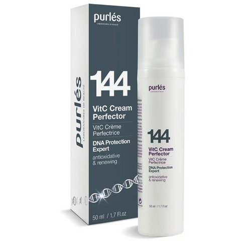 Kem Dưỡng Trắng Chuyên Sâu Purles 144 VitC Cream Perfector - Chống Nám Tàn Nhang, Tăng Cường Độ Sáng, Dưỡng Ẩm Chuyên Biệt Cho Da Trưởng Thành