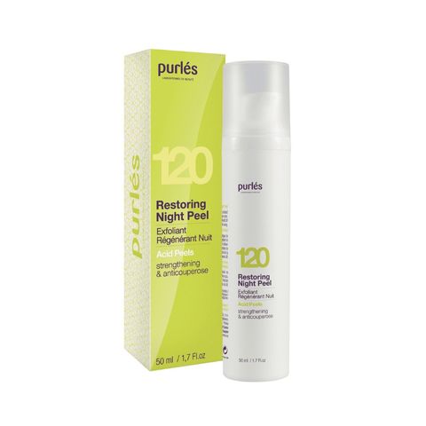 Kem Phục Hồi Da Hỗ Trợ Giảm Kích Ứng Purles 120 Repairing Night Peel - Dành Cho Da Nhạy Cảm, Làm Mờ Vết Thâm,, Cải Thiện Màu Da