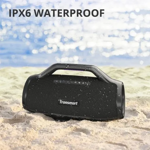 Loa Bluetooth Tronsmart Bang Max 130W - Loa Di Động Chống Nước IPX6, Cổng Micro Và Guitar, Âm Thanh Mạnh Mẽ Cho Bữa Tiệc Ngoài Trời