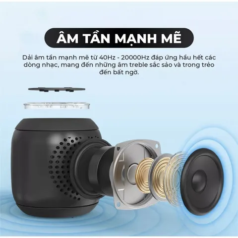 Loa Bluetooth Tronsmart T7 Mini 15W chống nước IPX7 - Âm thanh trong trẻo, pin 18 giờ, kết nối Bluetooth 5.3, di động lý tưởng cho mọi chuyến đi.