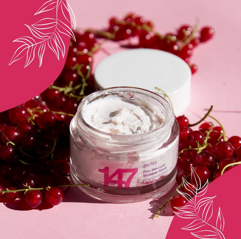 Mặt Nạ Purles 147 Pro Vascular Mousse - Hỗ Trợ Làm Dịu Da Kích Ứng, Mẩn Đỏ Cho Da Nhạy Cảm - Chăm Sóc Da Chuyên Sâu 50ml