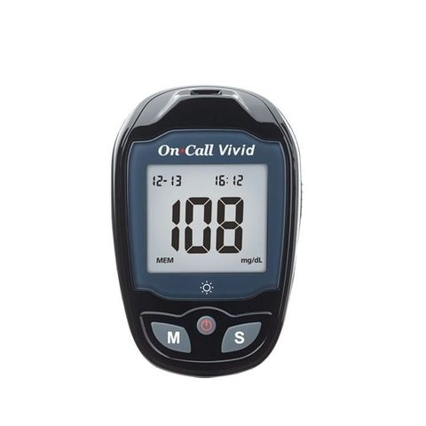 Máy Đo Đường Huyết Acon On-Call Vivid - Thiết Bị Kiểm Tra Đường Huyết Chính Xác Với Công Nghệ Cảm Biến Sinh Học, Phù Hợp Gia Đình 4 Người