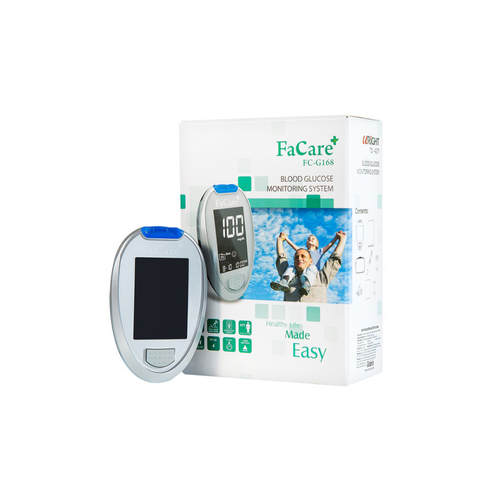 Máy Đo Đường Huyết FaCare FC-G168 - Kết Quả Nhanh, Màn Hình Lớn, Kết Nối Bluetooth, Dễ Dàng Sử Dụng Tại Nhà